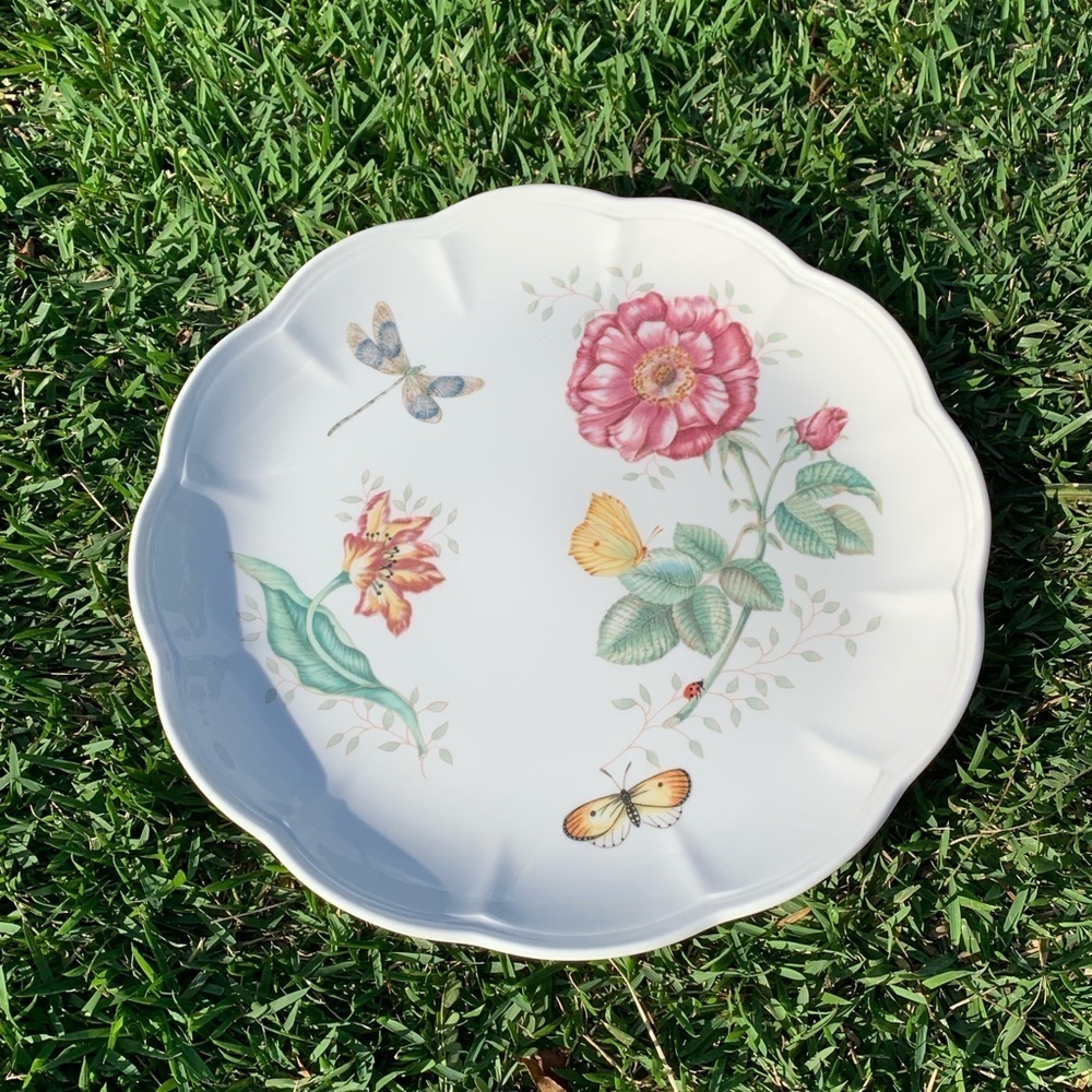 Lenox Butterfly Meadow Dragonfly Dinner Plate